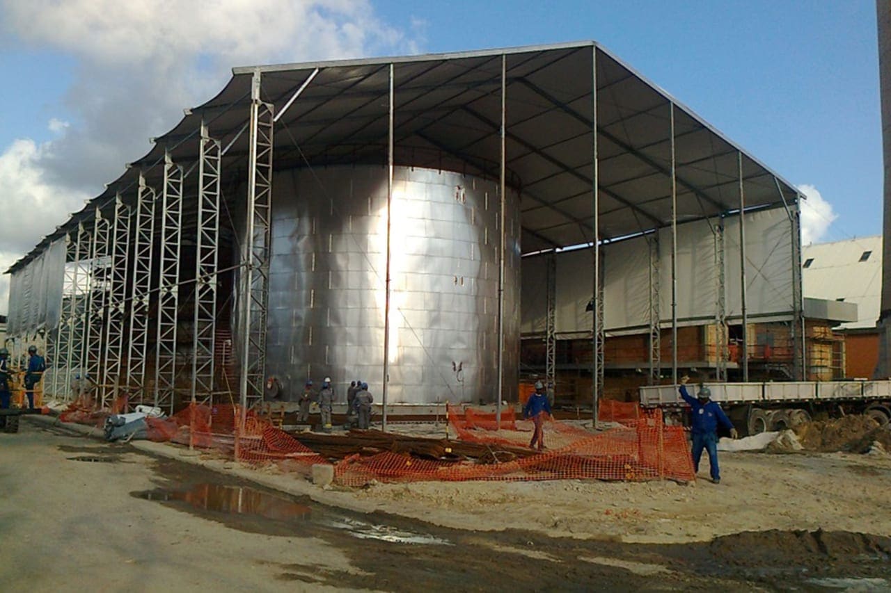 Worksite Warehouse 30 m × 60 m